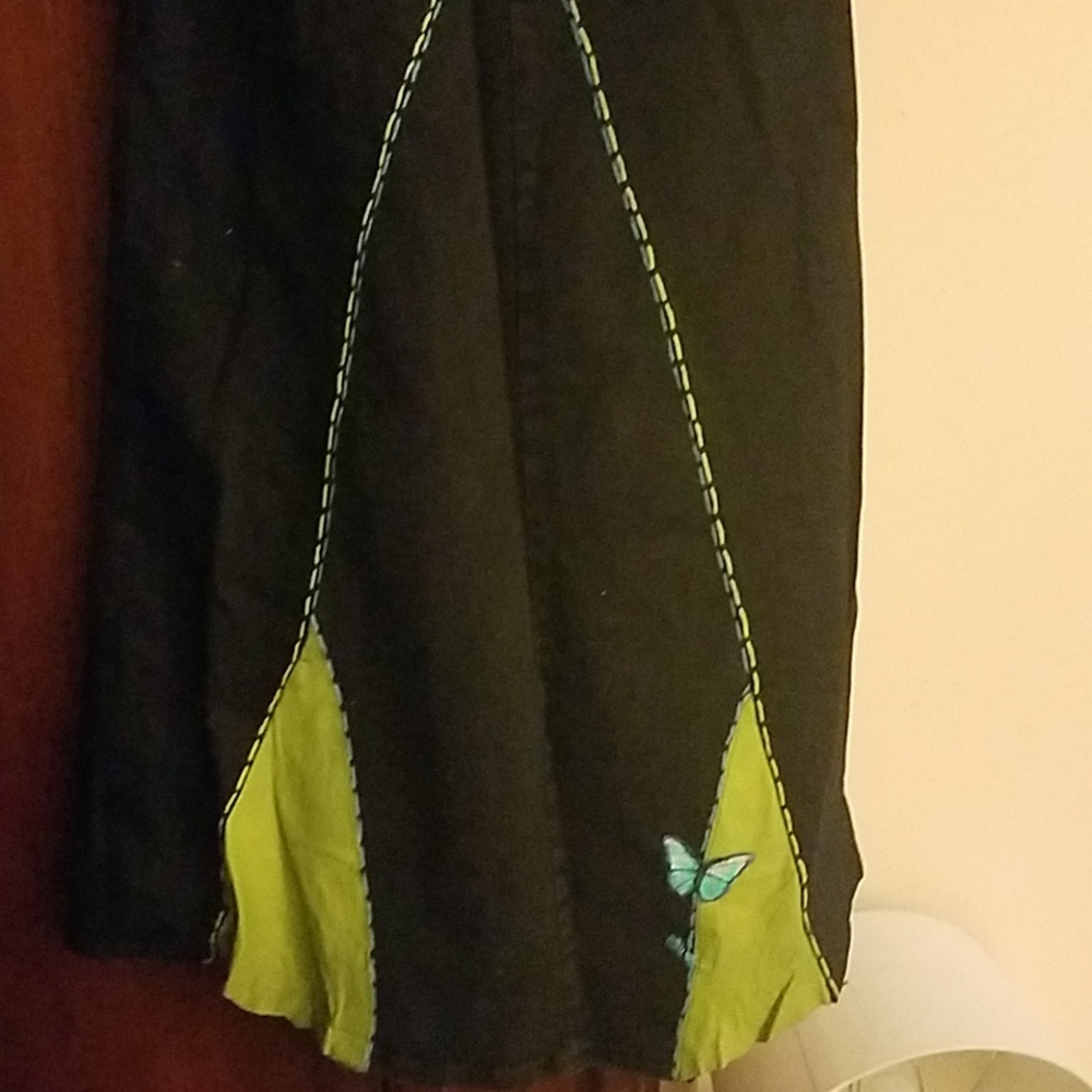 GUC Tommy Hillfiger jeans leather and denim skirt - Picture 4 of 6